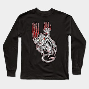 Halloween - Gargoyle demon red Long Sleeve T-Shirt